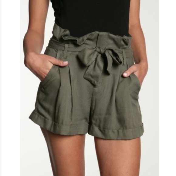 Sparkle & Fade Pants - Sparkle and fade UO black high waist shorts size 2